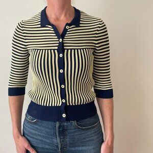 Striped Button-up top